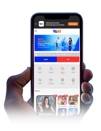 Online Casino on Mobile View - 96M Casino