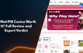 iNak918 online casino Malaysia review banner showing site interface, promotions, and 96M branding