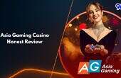 Asia Gaming dealer holding poker chips in vibrant casino background — 96M’s latest honest review cover