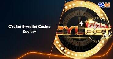 Golden CYLBet roulette-themed artwork for our honest 96M casino review feature.