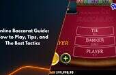 Online baccarat table showing player banker and tie options for 96M casino guide