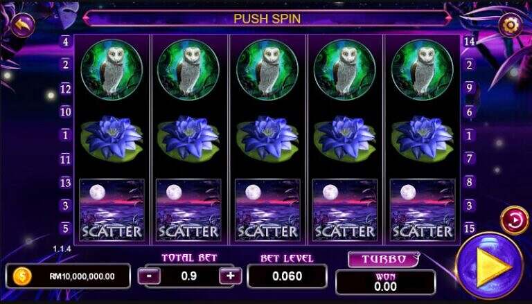 Gaming scene of Panther Moon 918Kiss