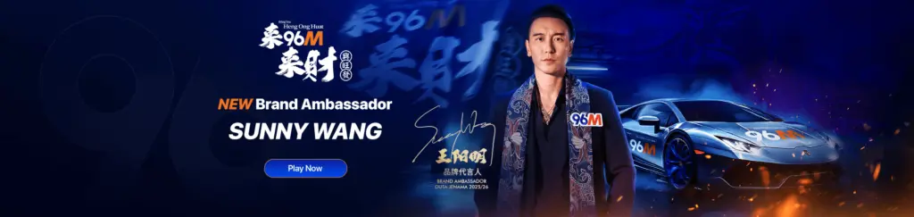 96M brand ambassador Sunny Wang